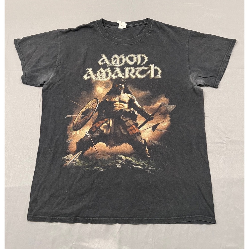 Amon Amarth Berserker Over North America 2019 Tour Shirt Black Medium Metal Tee